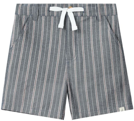Crew Shorts, Chambray/Red Plaid