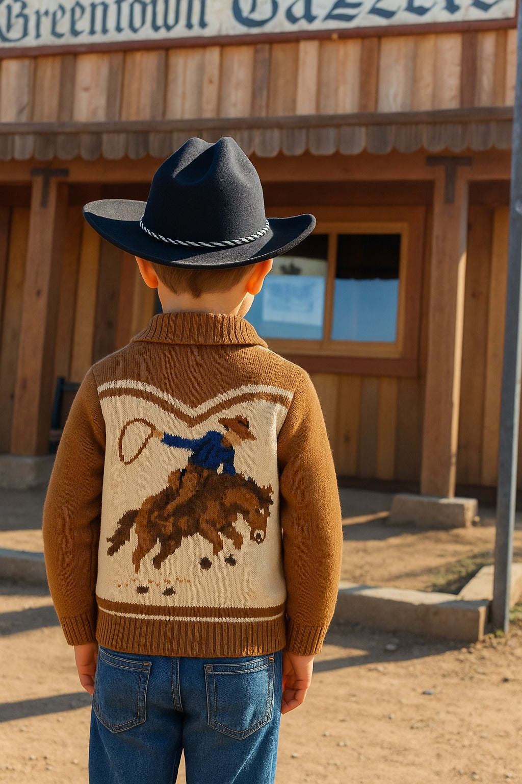 Yeehaw Cardigan, Cowboy