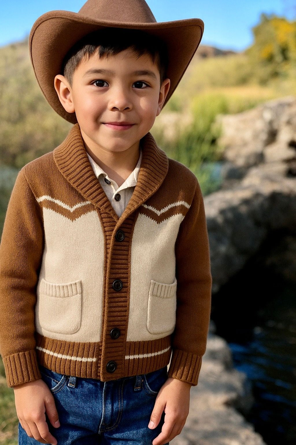 Yeehaw Cardigan, Cowboy