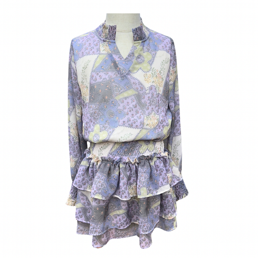 Harriett Dress, Purple Patch