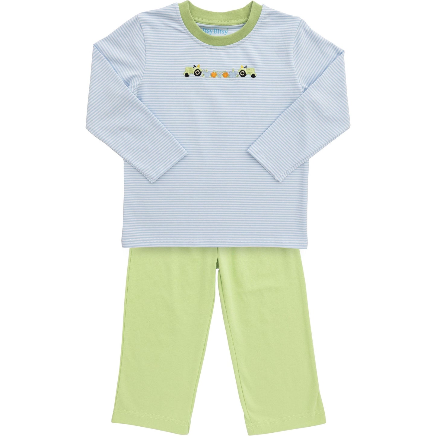 Tractor Pumpkin Pants Set