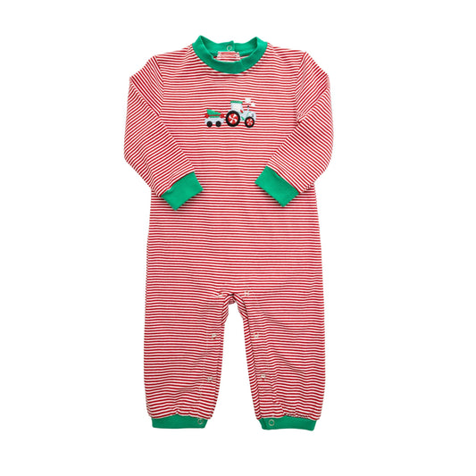 Christmas Tractor Romper