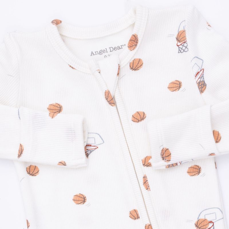 Mini Basketballs, 2 Way Zipper Footie