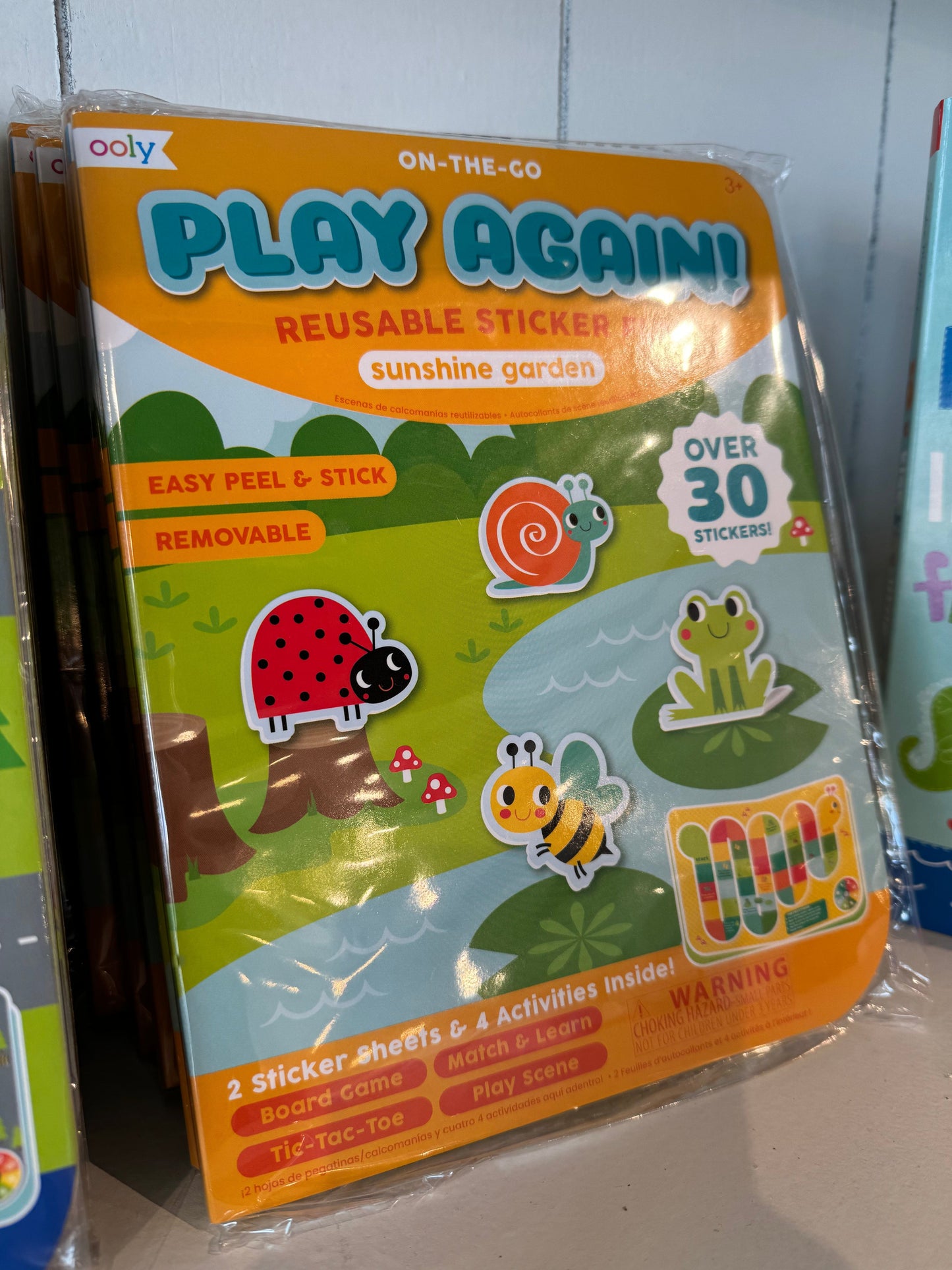 Play Again Reusable Sticker Fun/ Sunshine