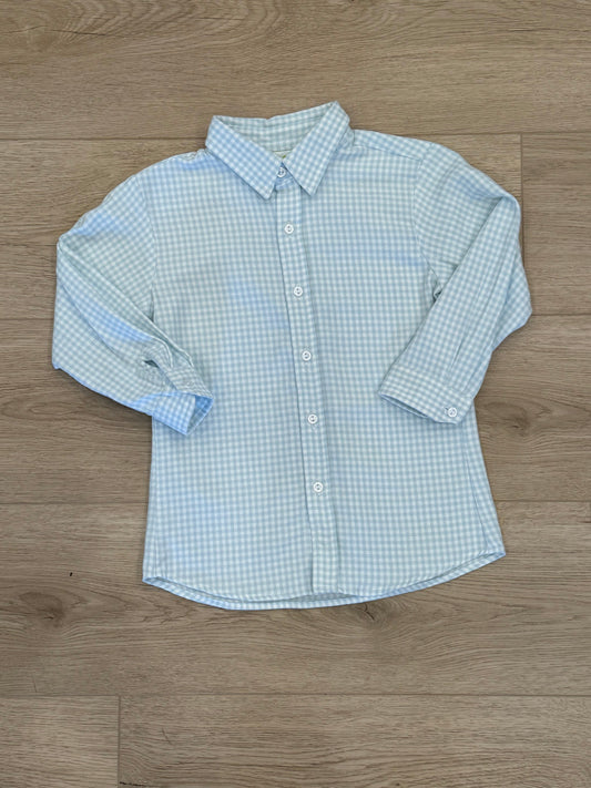 Alton Shirt, Light Blue Flannel