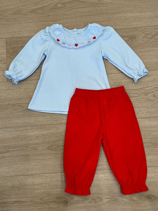 Noelle Pant, Red Corduroy