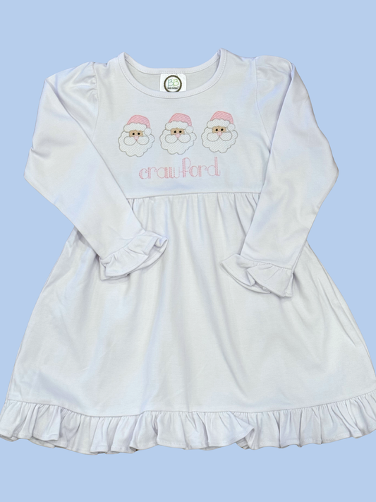 Pink Santa Trio Dress