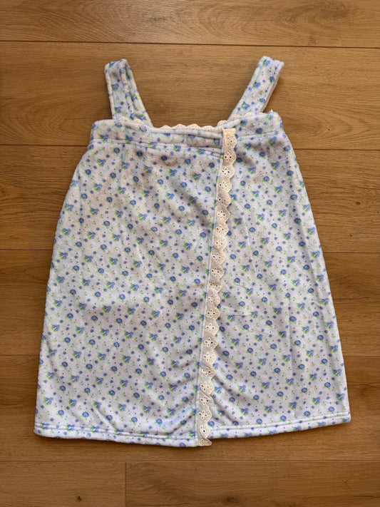 Blue Ditsy Spa Wrap