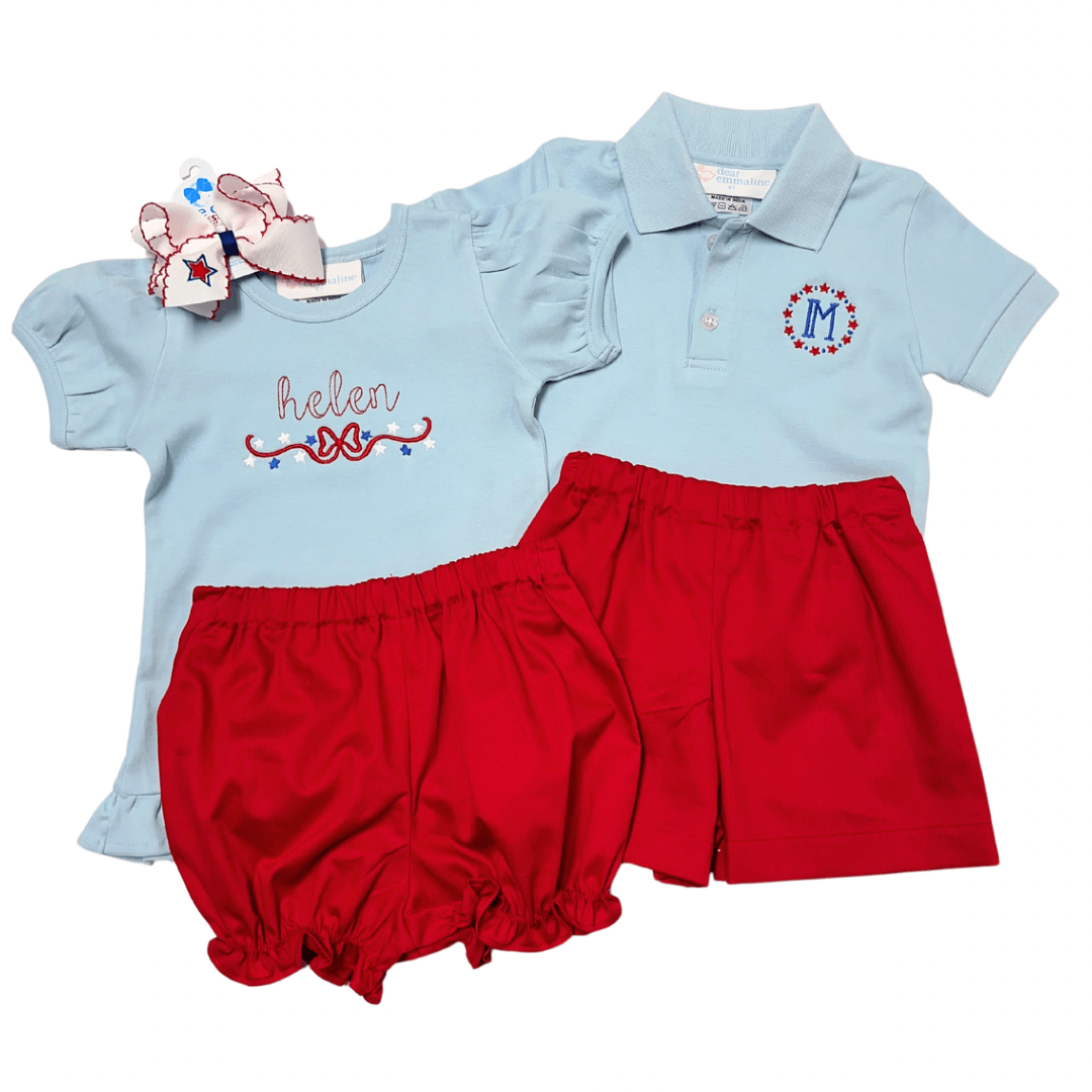 Star-Spangled Initial Polo