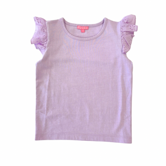 Eyelet Tank, Lavender