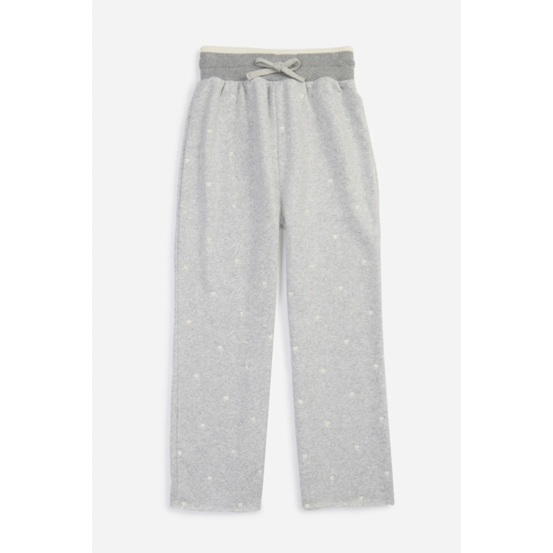 Tossed Hearts Sweatpants - Grey