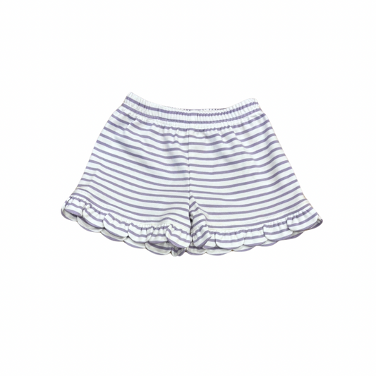 Petal Short, Lavender Stripe Knit