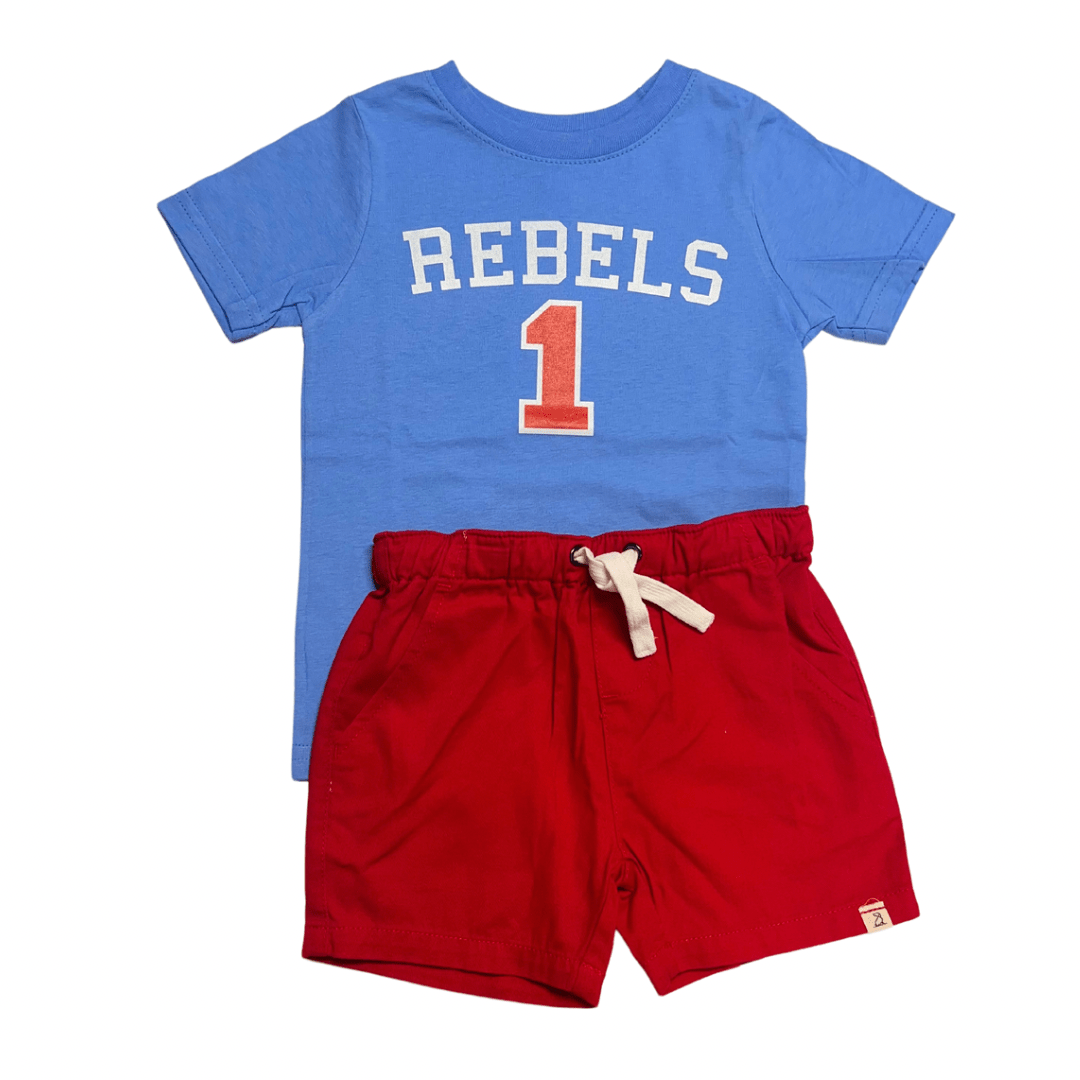 Powder Blue Rebels "1" T-Shirt