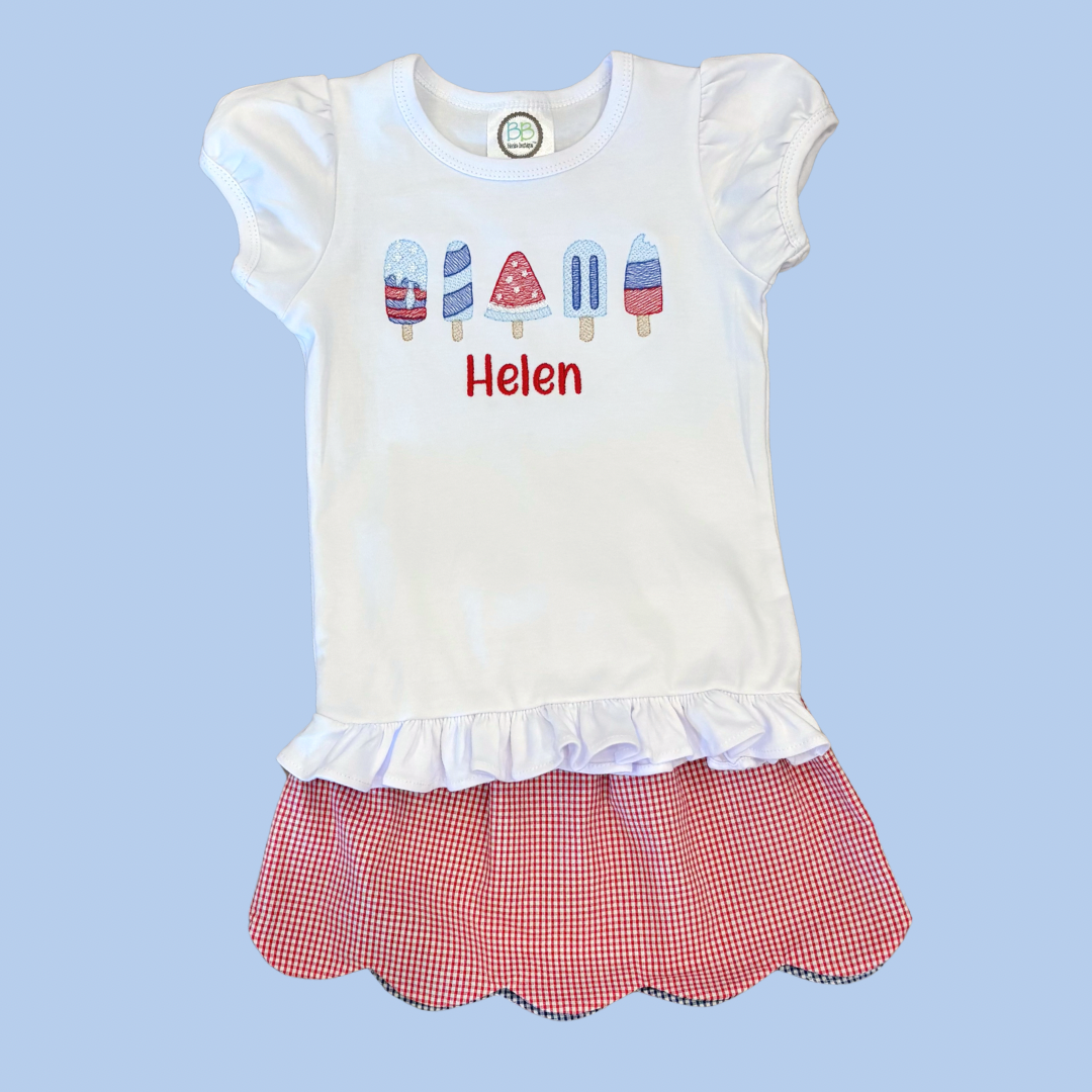 Girls Patriotic Pops Shirt