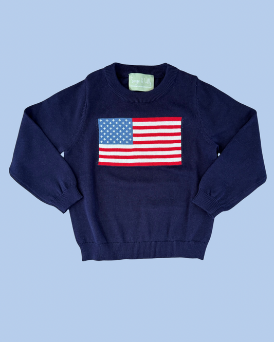 USA Flag Sweater
