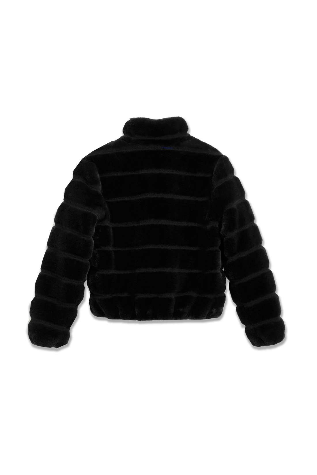 Teddy Fur Puffer Jacket, Black