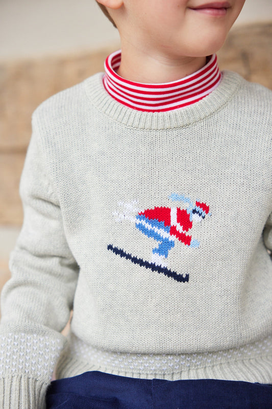 Intarsia Sweater, Ski