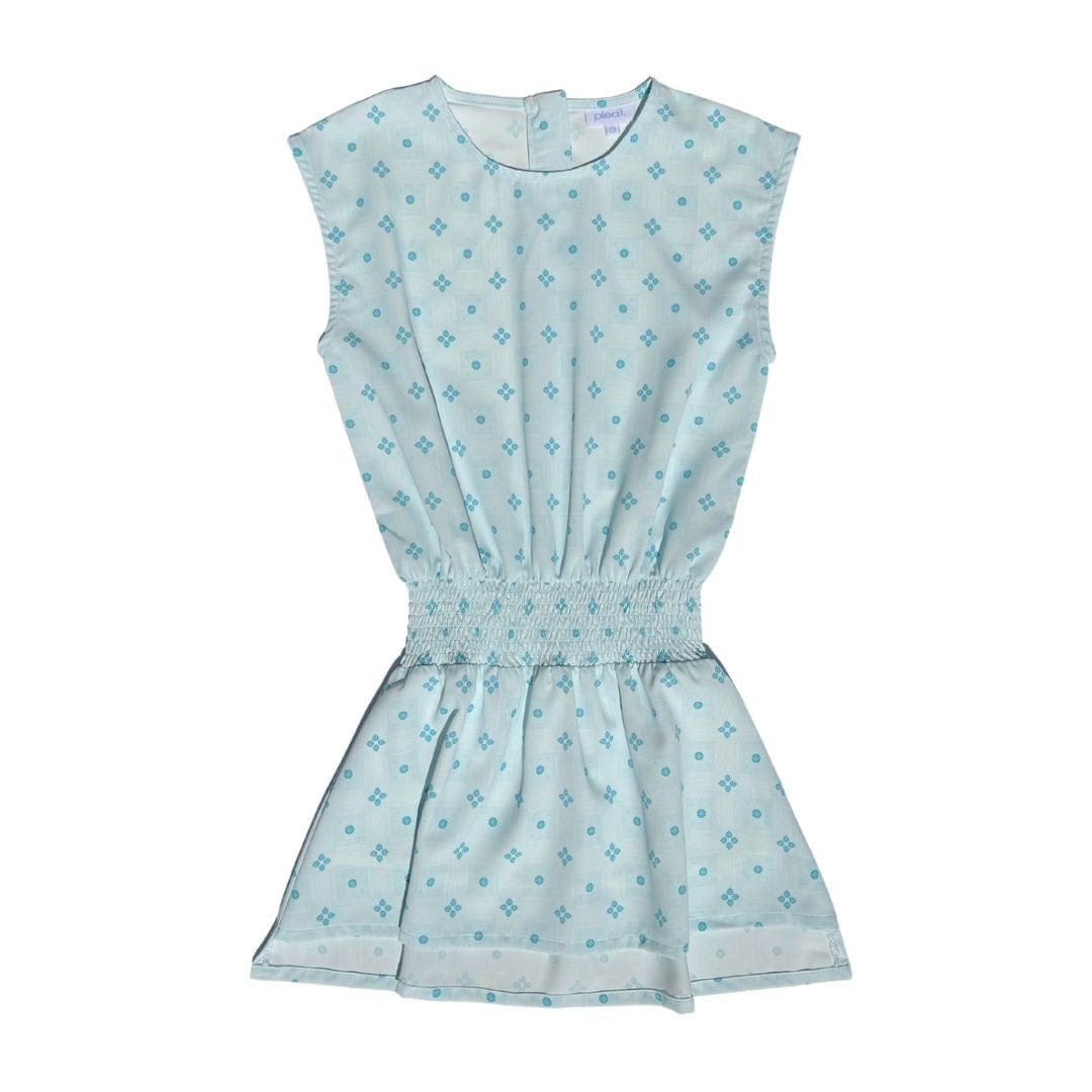 Josie Dress, Aqua Clover