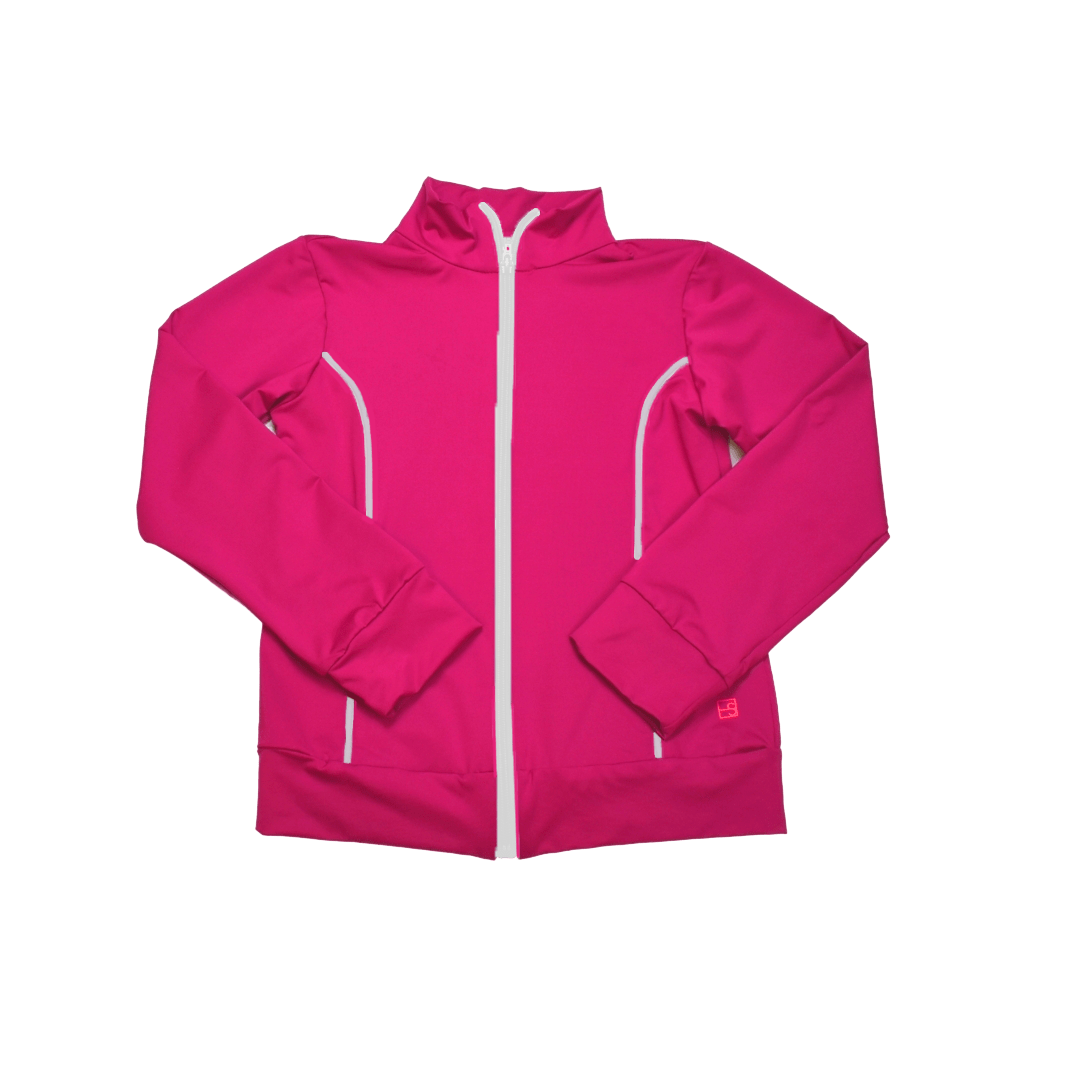 Juliet Jacket, Hot Pink/White