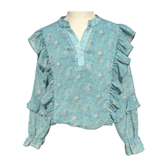 Katie Top, Whimsy Teal