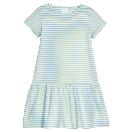 Kari T- Shirt Dress, Greenview Stripe