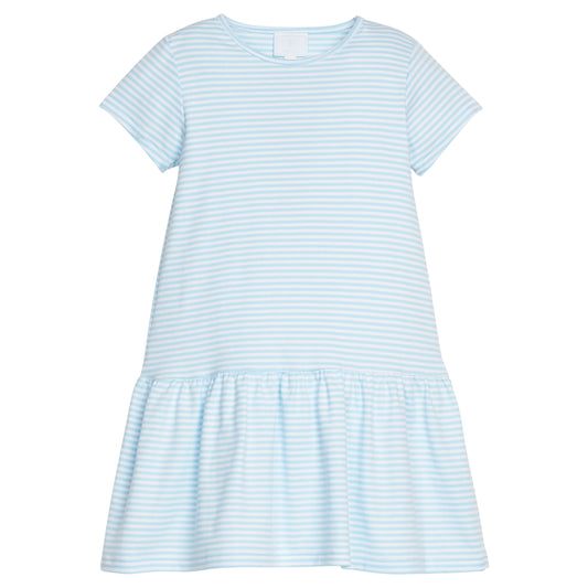 Kari T-Shirt Dress, Sky Stripe