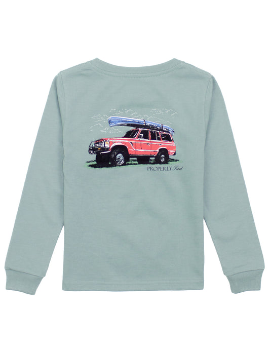 Explorer Long Sleeve Tee, Fog