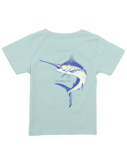 Blue Marlin Shirt, Marine Mist