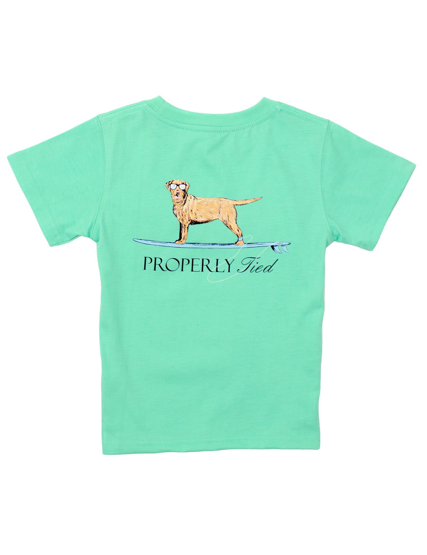 Waverider Short Sleeve Tee, Wash Green