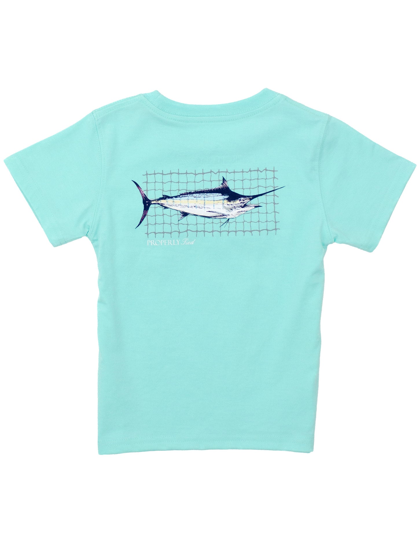 Swordfish Short Sleeve Tee, Seafoam