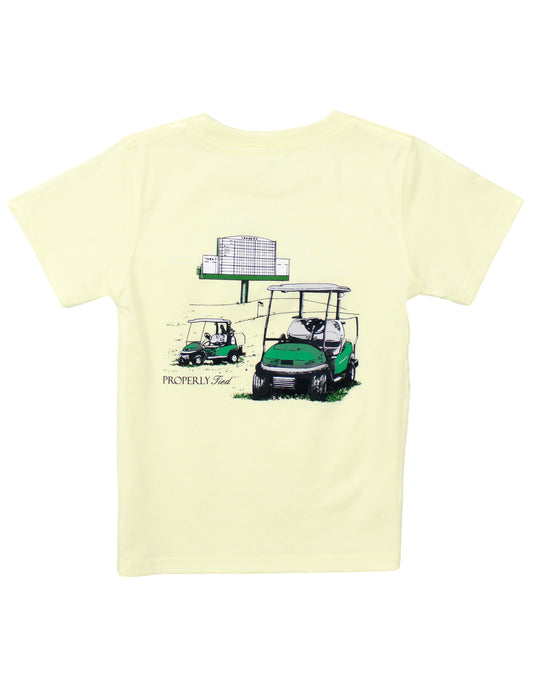 Leaderboard Short Sleeve Tee, Light Yellow