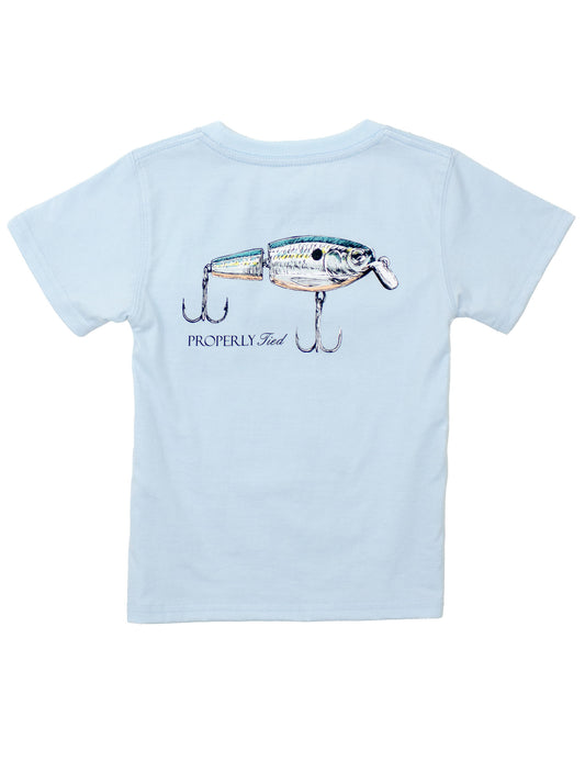 Swimbait Short Sleeve Tee, Periwinkle