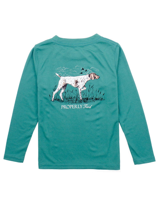 Performance Tee, Pointer Teal