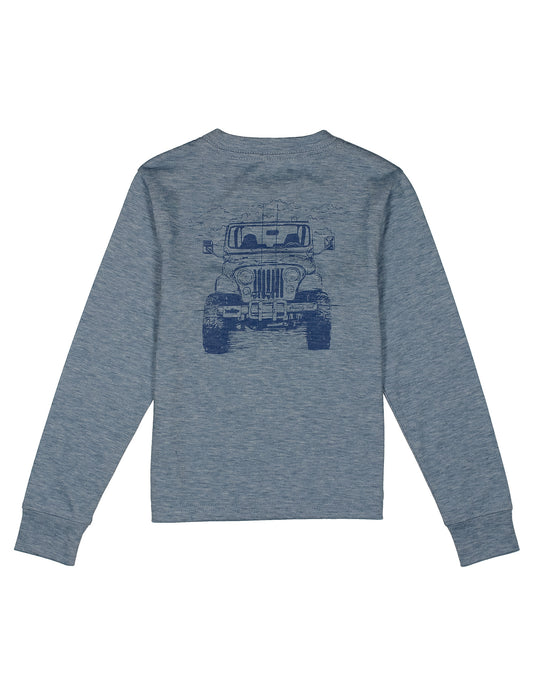 Portland Pocket Tee, Rod Runner, Ocean