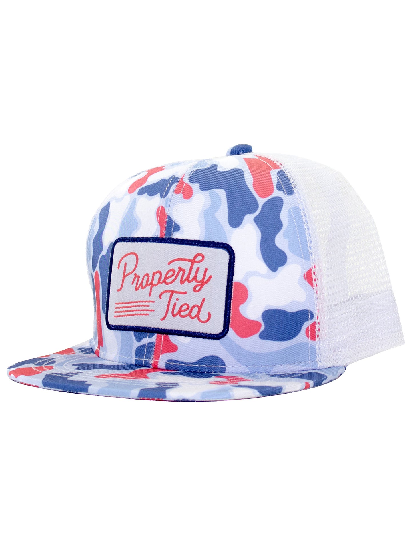 Sportsman Trucker Hat, Americana Camo