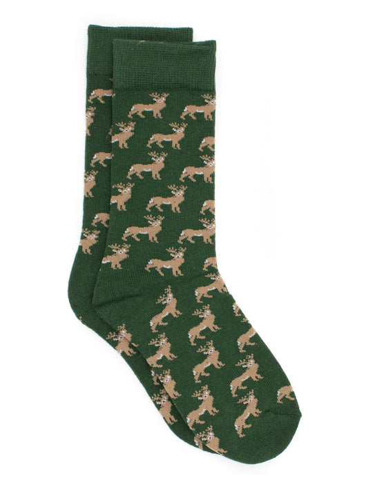 Boys Lucky Duck Socks, Whitetail