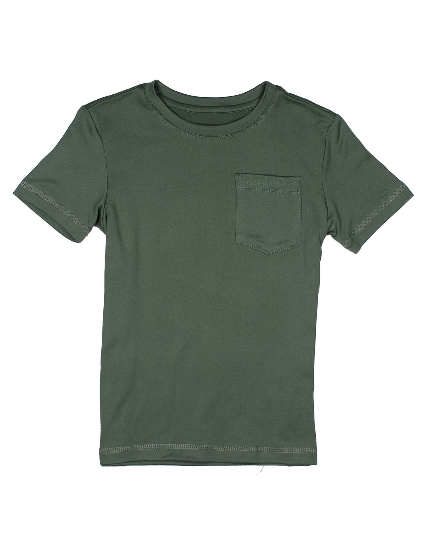 Boys Ravine Pocket SS Pocket Tee, Fog