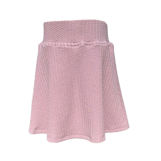 Libba Textured Sweater Skirt, Pink