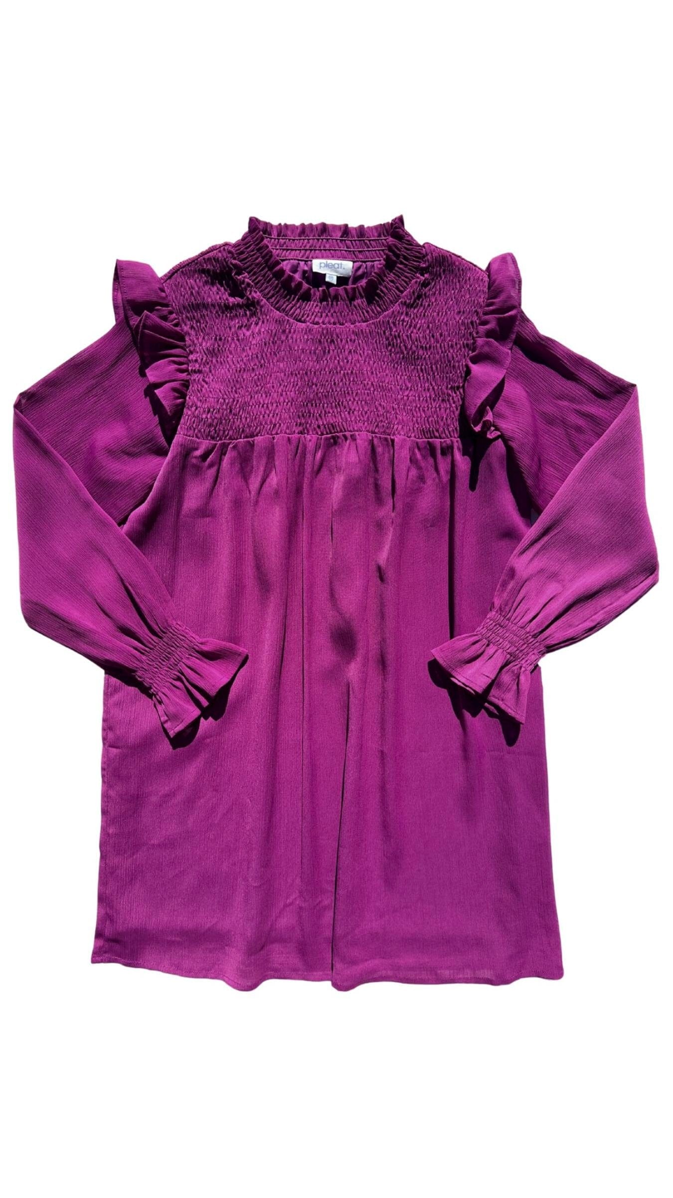 Lottie Dress, Magenta