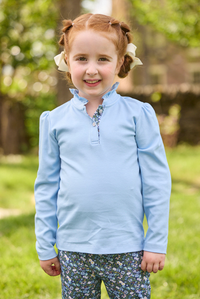 Long Sleeve Hastings Polo, Winslow Floral