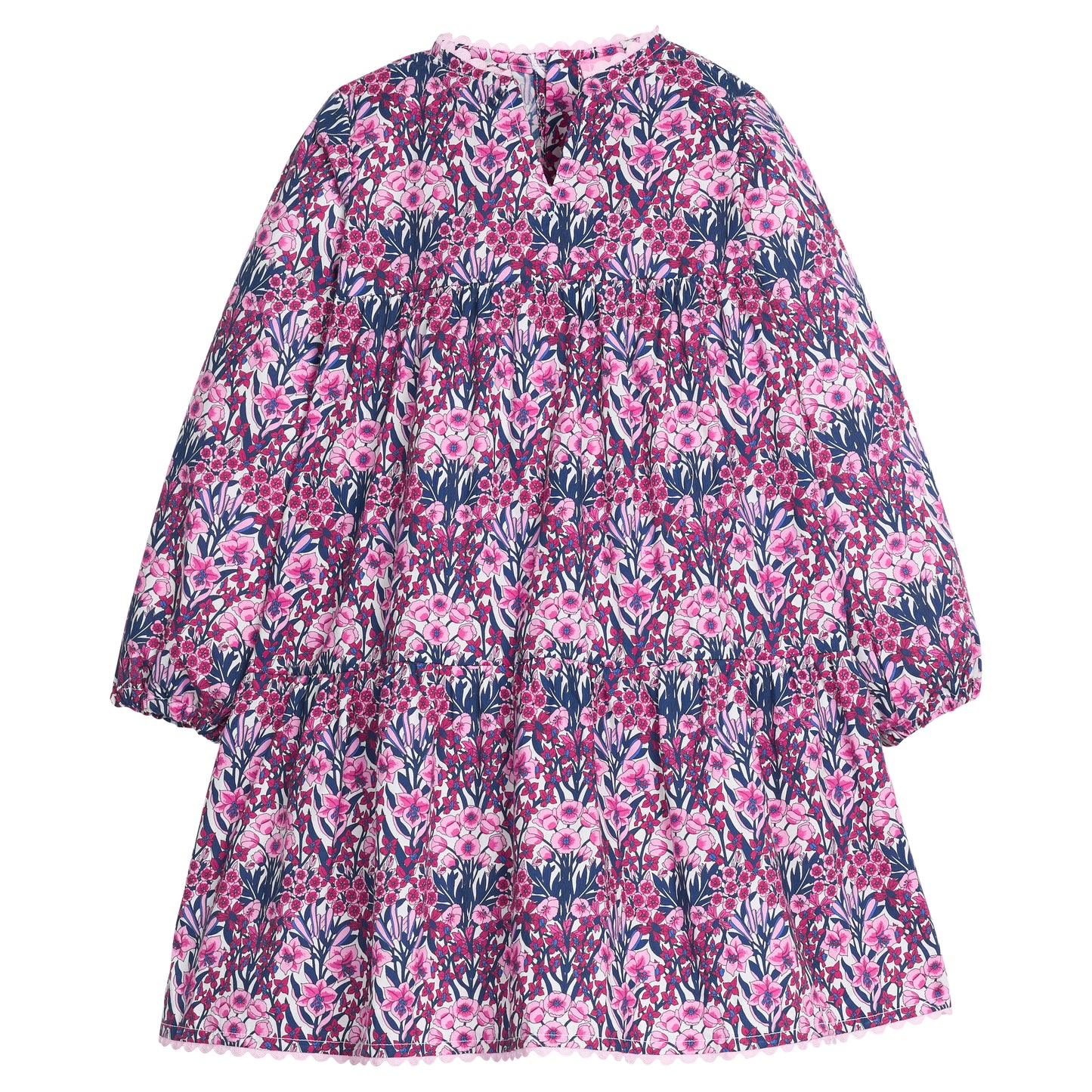 Positano Dress - Long Sleeved - Foxcroft Winter Floral
