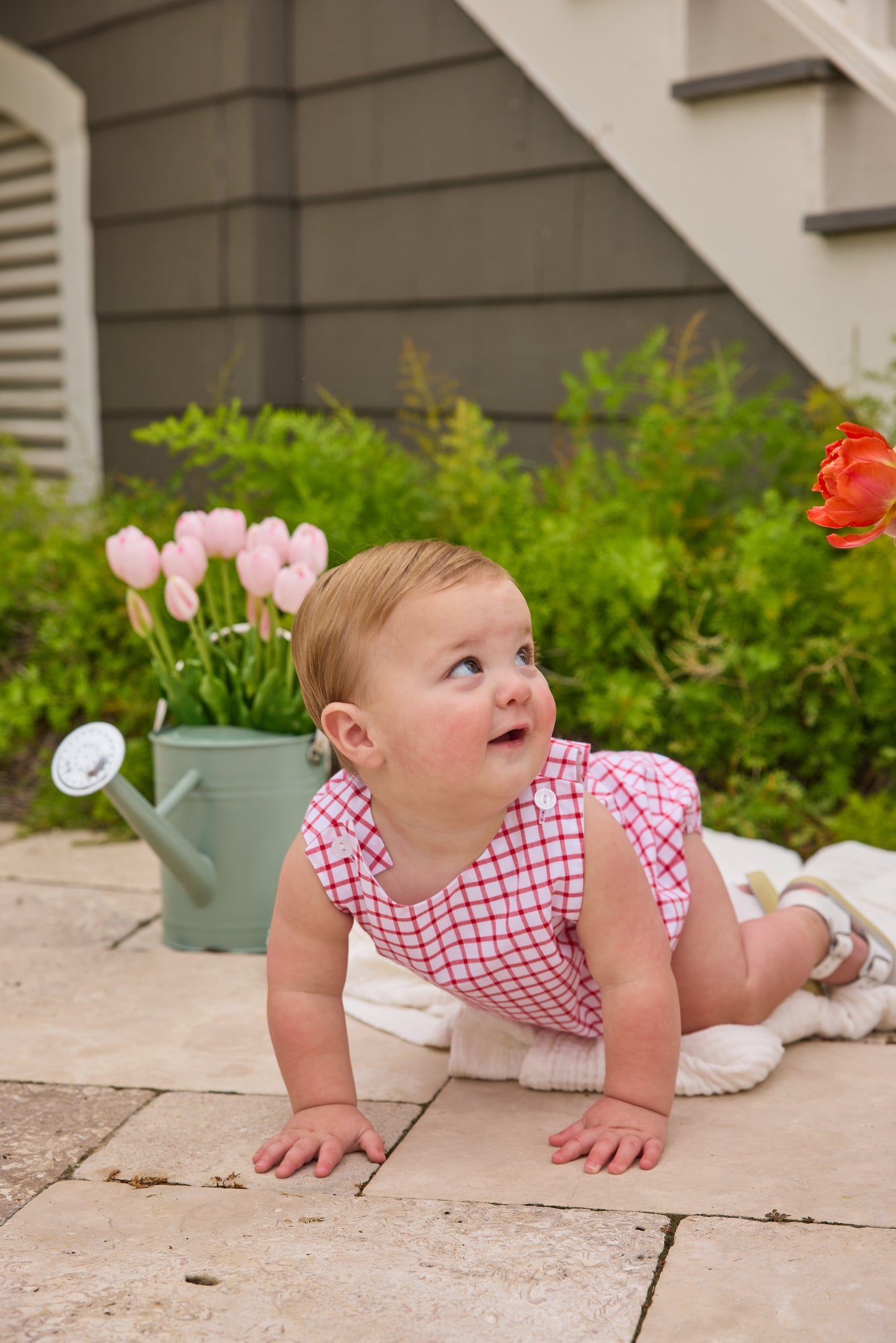 Louis Sunsuit, Red Windowpane