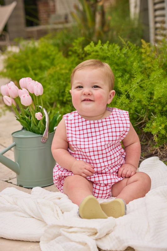 Louis Sunsuit, Red Windowpane
