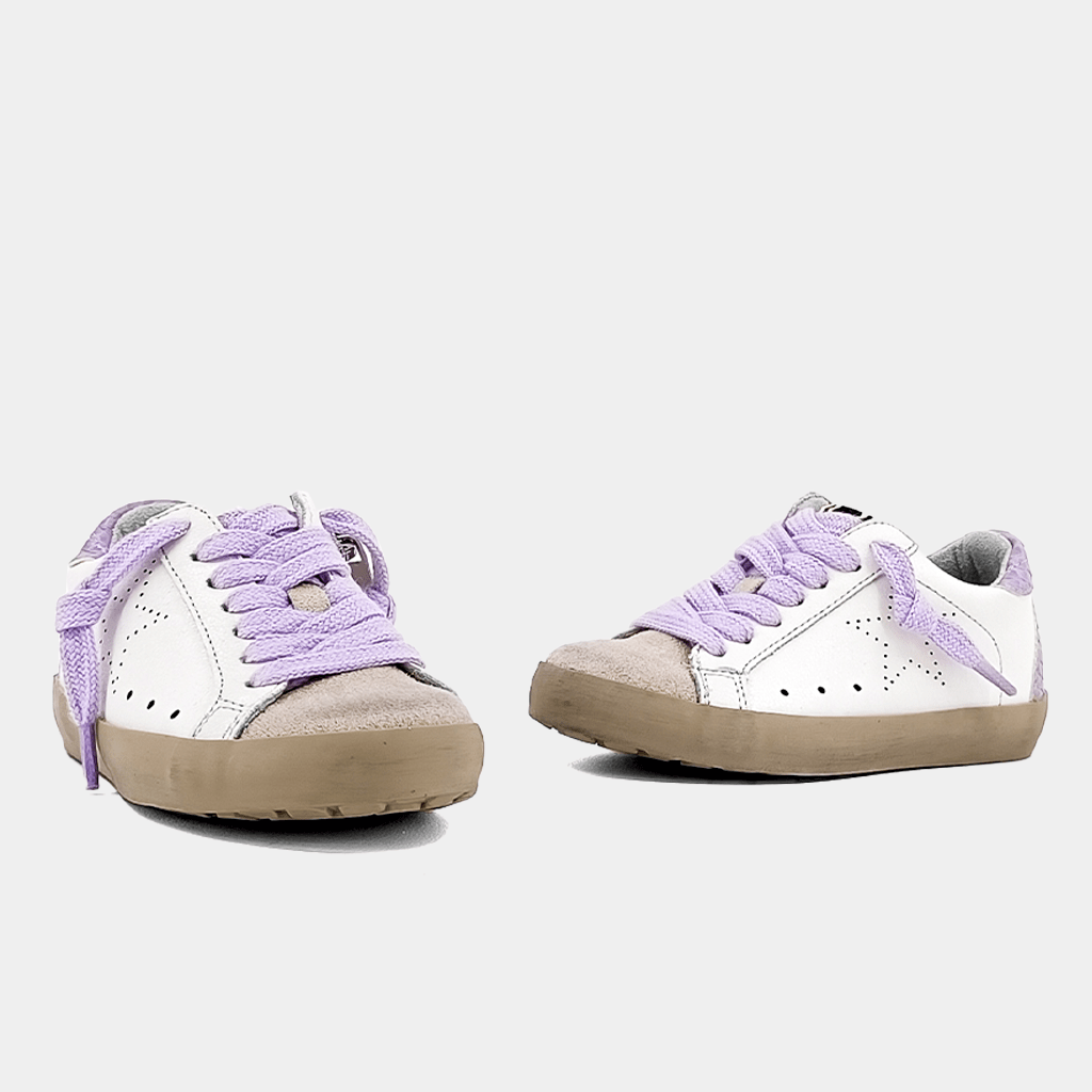 Mia Toddler Sneaker, Lilac Snake