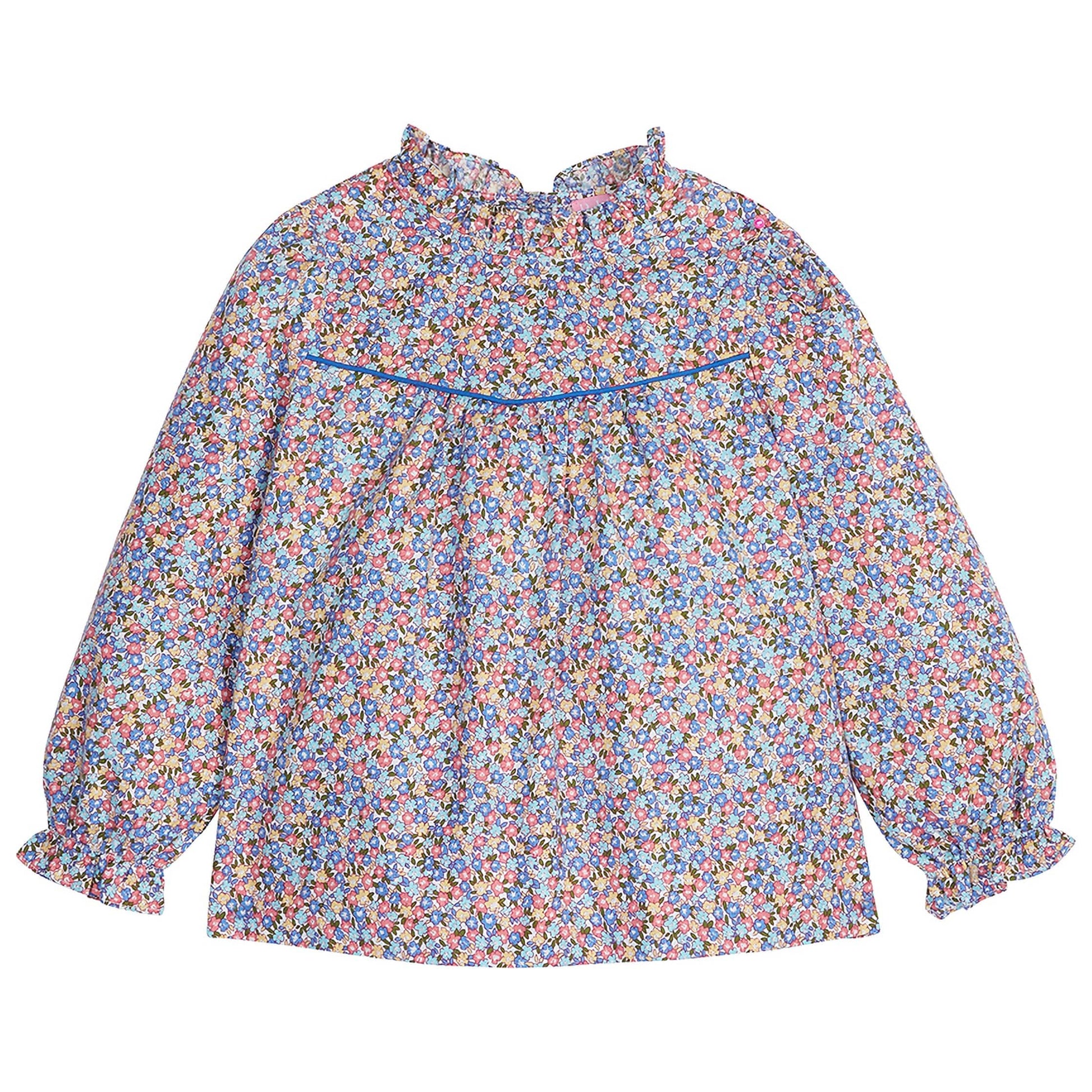 McCall Top, Devon Floral Blue – Dear Emmaline