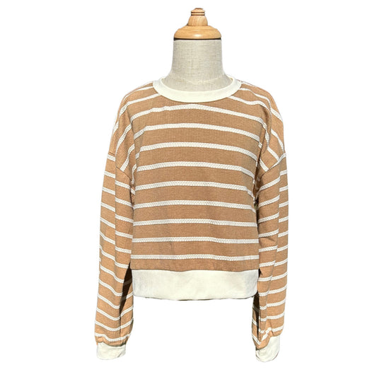 Natalie Top, Coffee Stripe