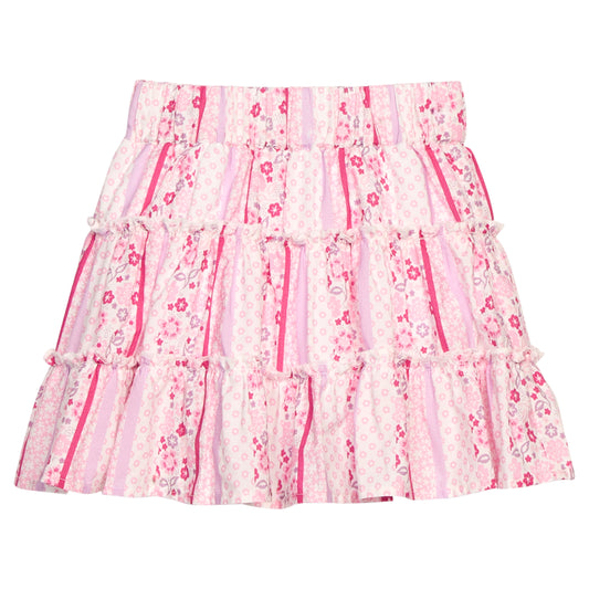 Natalie Skort, Sconset Floral Stripe