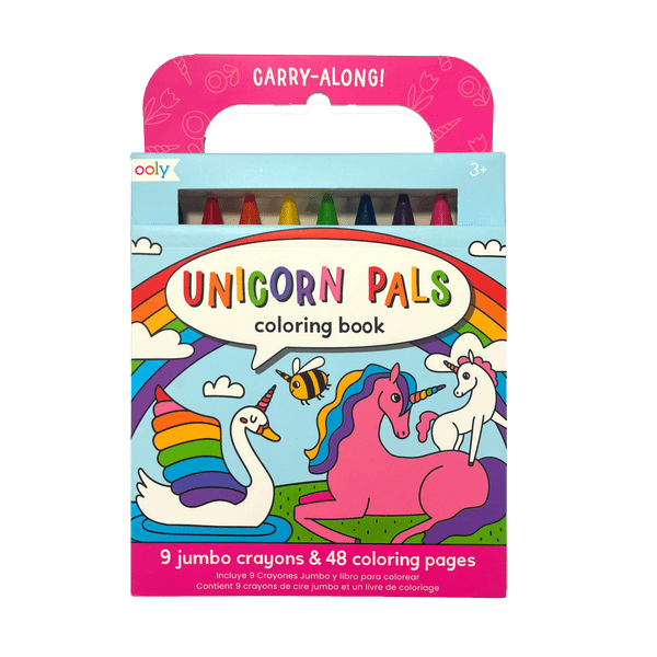 Carry Along Unicorn Pals Coloring Book