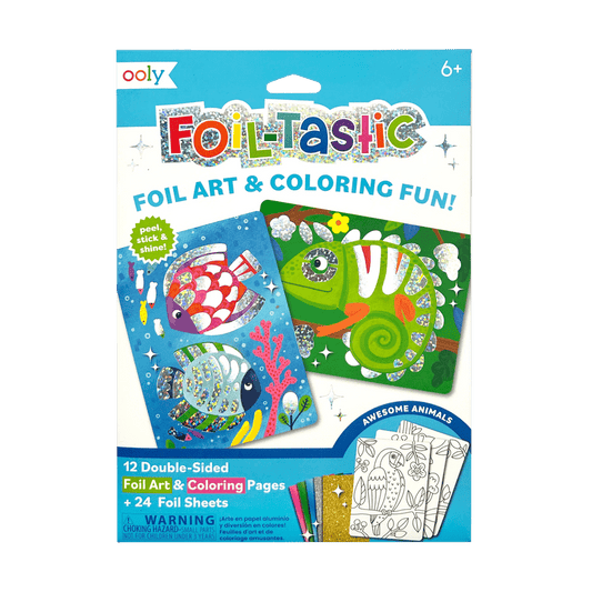 Awesome Animals Art & Coloring Fun