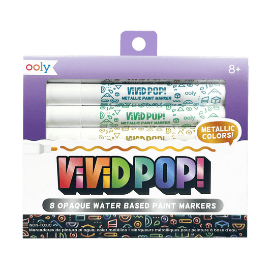 Vivid Pop! Water Based Paint Markers/Metallic